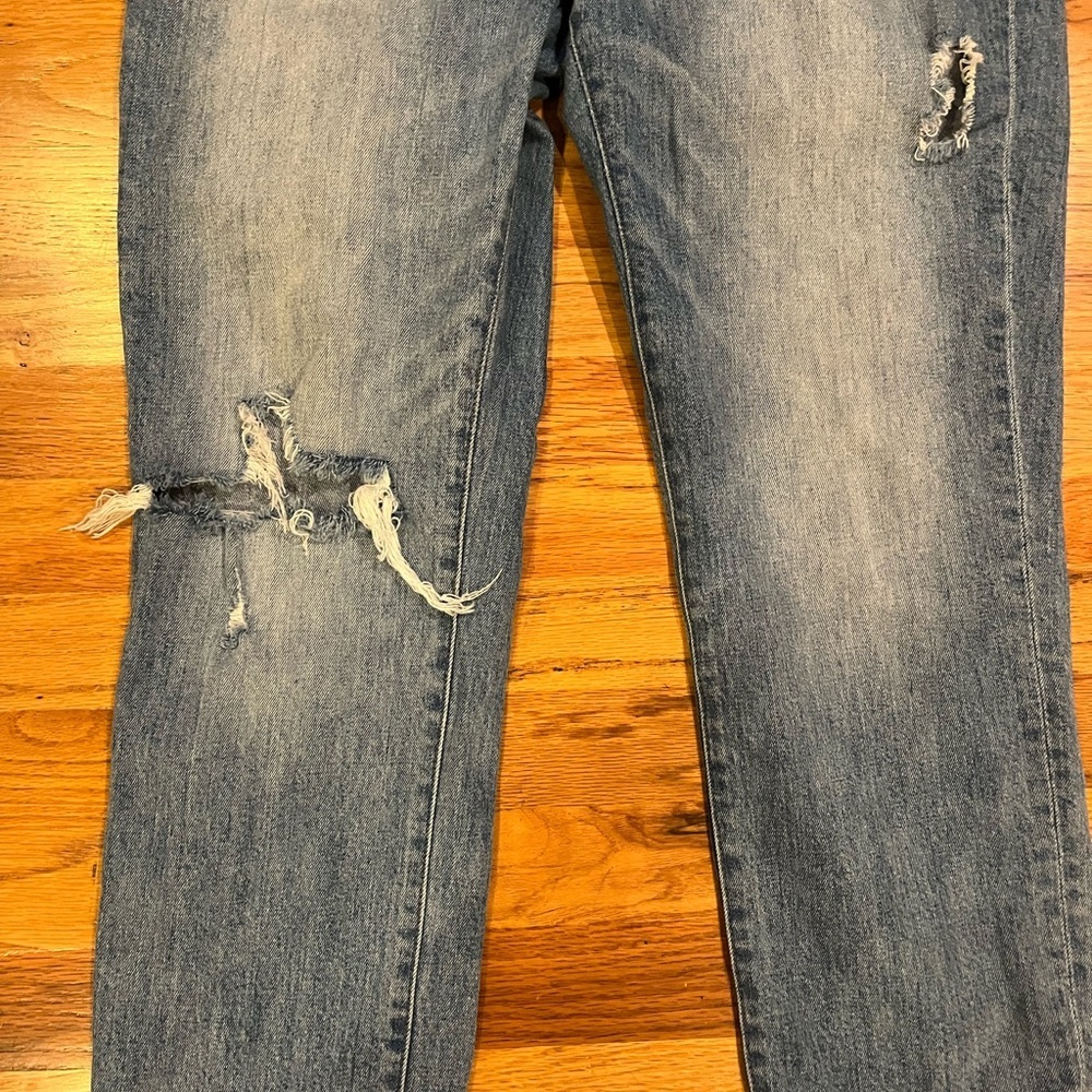 J. Crew Vintage Crop Patchwork Patch Straight Jea… - image 3